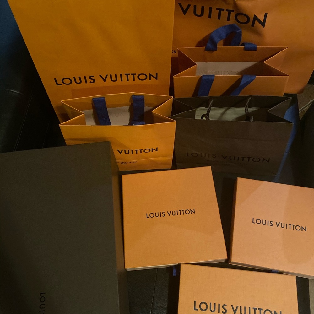 Louis Vuitton Boxes, Bags and Receipt Holders